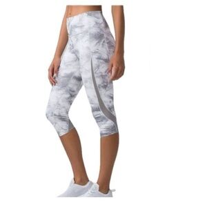 Lululemon Leggings NWT Cropped Capri Stretch High Rise Pockets $118 New 2